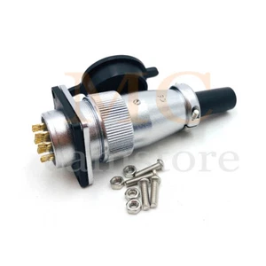 WS24 2 3 4 9 10 12 19pin bulkhead waterproof plug and socket, aviation connector - Picture 1 of 14