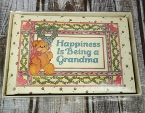 1977 Grandma 20 Photo Album 3.5"x5" CR Gibson Lucy Bears in original box - Picture 1 of 5