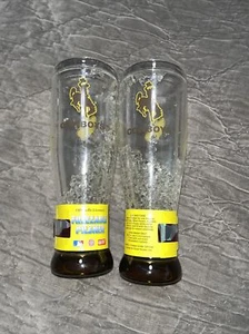 set of 2 freezable pilsner glasses (plastic) Cowboys MLB - Picture 1 of 8