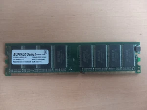 RAM DDR1 1 Gb - 128Mx64 DDR 400 MHz CL3 PC3200U - 30330 - B1 Buffalo Select - Picture 1 of 1