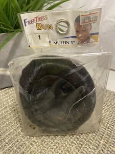 MUFFIN 5" BY FREETRESS SYNTHETIC HAIR SIMPLE DONUT BUN DOME - Picture 1 of 7