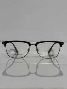 Anteojos unisex Ermenegildo Zegna EZ5259H 014 marrón Gunmetal titanio 55 mm - Imagen 1 de 6