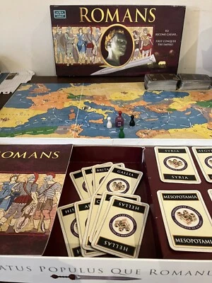 ROMANS - EDUCATIONAL  BOARD GAME 2005 - THE GREEN BOARD GAME OUT OF PRINT - Image 1 of 4