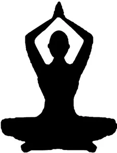 Yoga Pose Vinyl Decal - Picture 1 of 2