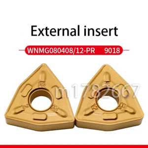 10*WNMG080408 12-PR ZM9018 WNMG431 433 Carbide turning inserts for steel MWLNR/L - Picture 1 of 8