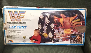 Vtg WWF/WWE Slumber Play Tent Hulkamania & Ultimate Warrior W/the Box! VHTF - Picture 1 of 9