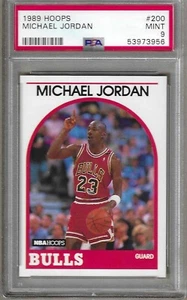 1989 Hoops #200 Michael Jordan Chicago Bulls PSA 9 - Picture 1 of 2