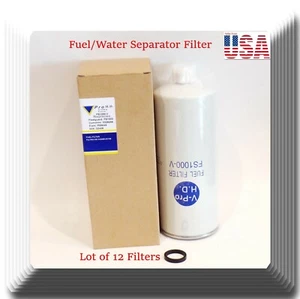 Lot 12 Fuel/Water Separator Filter FS1000 Fits Cummins Caterpillar Diesel Engine - Bild 1 von 4