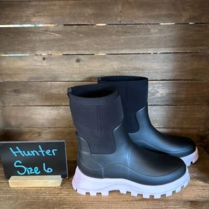 Nuevas botas impermeables nuevas sin caja Hunter City Explorer cortas Neo para mujer talla 6 M - Imagen 1 de 6