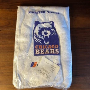 (12) X Chicago Bears Vintage Monster Towel Lot NOS United Airlines Promo 18”x12” - Picture 1 of 10