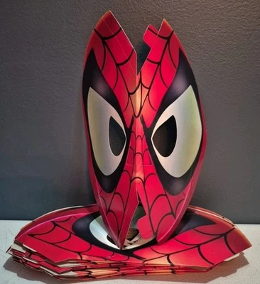 23 MASCARILLAS DE PAPEL SPIDER-MAN Suministros de Fiesta de Cumpleaños Favores-LEER* Foto 1 de 4