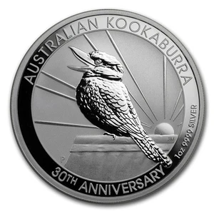 2020 Australia 1 oz Silver Kookaburra BU - Picture 1 of 3