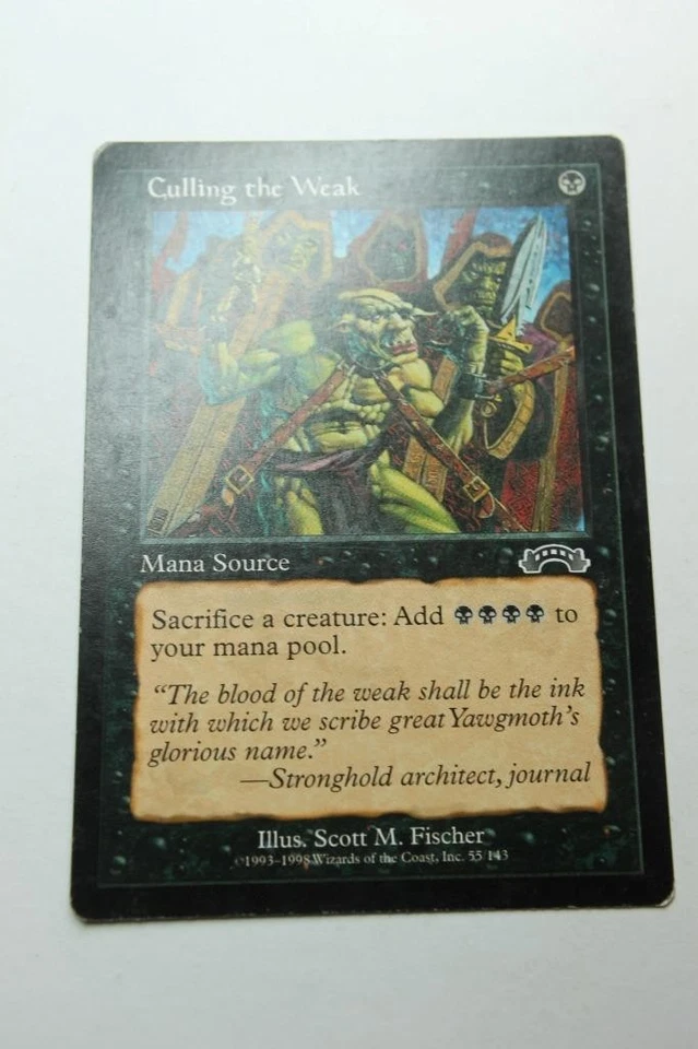 MTG Culling the Weak x1- -Exodus-Mod/Hvy Play - Image 1 of 1