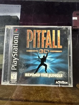Pitfall 3D: Beyond the Jungle (Sony PlayStation 1, 1998) CIB Manual Damaged - Image 1 of 4