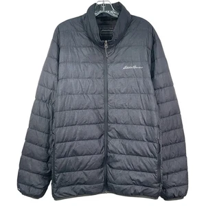 Eddie Bauer Gray Poly Down-Filled CirrusLite Puffer Jacket Men’s 2XL Pre-Owned - Picture 1 of 4