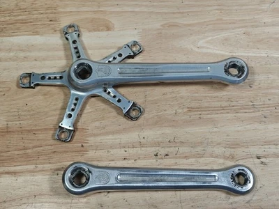 Campagnolo Strada Crankset 170mm - Drilled Spider Arms - No Chainrings - Image 1 of 4