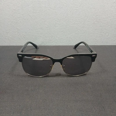 American Eagle 太阳镜男式黑色 Clubmaster 风格 5613 深色镜片现代 UV — 第 1/4 张图片