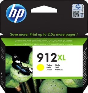 HP 3YL83AE 912XL Wysoka wydajność Oryginalny wkład atramentowy, żółty, jednopak żółty H - Zdjęcie 1 z 10