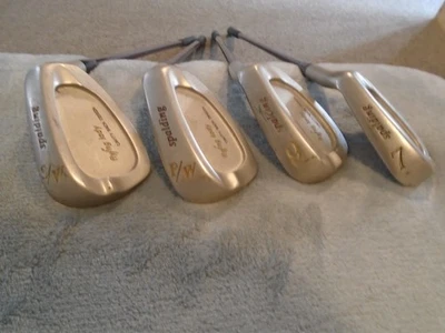 PRE~LOVED SPALDING FLYING LADY 7/9/PW/SW IRONS ~ REG/LADIES GRAPHITE SHAFT ~ R/H - Image 1 of 4