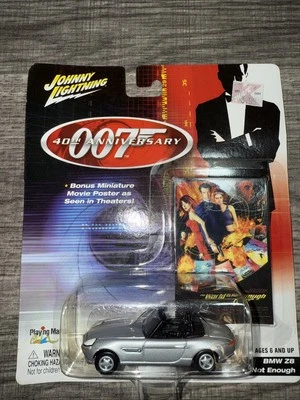 Nuevo en paquete 2002 Johnny Lightning James Bond 007 40 aniversario diecast BMW Z8 Foto 1 de 4