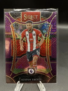 2023-24 Panini Select EPL - Mezzanine Purple Mojo Prizm #185 Auston Trusty - Foto 1 di 2