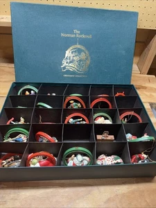 THE NORMAN ROCKWELL CHRISTMAS ORNAMENT COLLECTION "READ DESCRIPTION'  Fast Ship - Picture 1 of 24