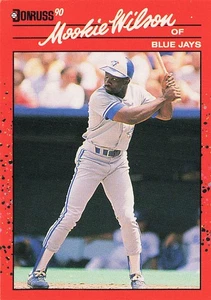 1990 Donruss #442b Mookie Wilson - Picture 1 of 2