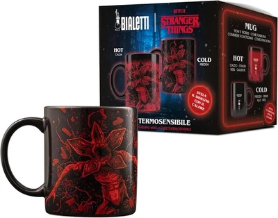 Bialetti Tazza in Ceramica Stranger Things, Termo sensibile, cambia colore con i - Immagine 1 di 4