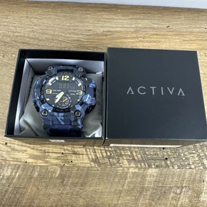 Activa X Invicta BlackOps Digital Herrenuhr 56mm, Camouflage, Blau ACW1637-003 - Bild 1 von 7