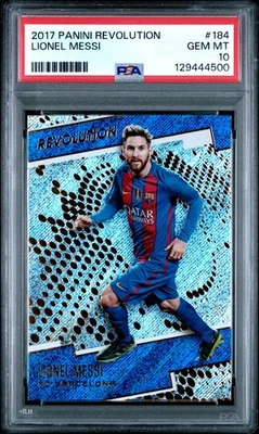 PSA 10 2017 Panini Revolution Lionel Messi #184 SP Foto 1 de 2