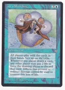 ZUR'S WEIRDING x1 mtg NM Ice Age 1 Rare UNPLAYED - Picture 1 of 2