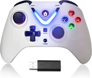 RALAN Wireless Gamepad XONE-B per Xbox One/Series S/X e PC con LED Bianco - Foto 1 di 7