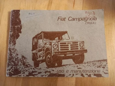 libretto uso manutenzione Fiat Campagnola 1107A - Immagine 1 di 2