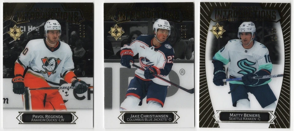 2022-23 Ultimate Collection Introductions Rookies Black #/25 Pick From List !! - Image 1 of 1