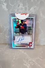 2021 Bowman Chrome Prospect Autographs Refractor /499 #CPA-GR Gabriel Rodriguez