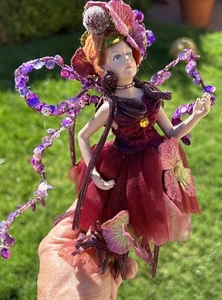 Katherine's Collection Wayne Kleski Hada Muñeca “Dara” Adorno de Navidad 8 pulgadas - Imagen 1 de 15