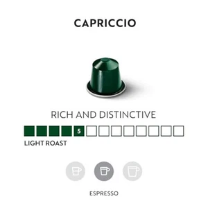 Nespresso Capriccio, Medium Roast Espresso Coffee, 40 Count Coffee Pods - Picture 1 of 4