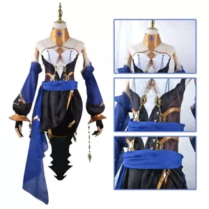 Juego Genshin Impact Layla Disfraz Cosplay Conjunto Completo Halloween Conjunto Carnaval - Imagen 1 de 12