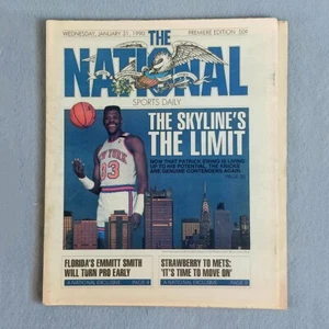 The National Sports Daily, edición de estreno, 31 de enero de 1990, Patrick Ewing - Imagen 1 de 2