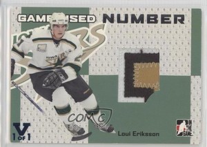 2006 ITG Heroes and Prospects Game-Used 1/1 Loui Eriksson #GUE-67 Rookie RC 0f4
