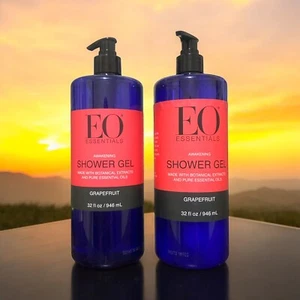 2-Pack EO Essentials ~ Grapefruit Awakening Shower Gel 32 fl oz Each - Picture 1 of 4