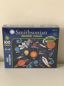 Smithsonian Discovery Puzzle: 100 Teile "Weltraumforschung". Neuer versiegelter Karton.. - Bild 1 von 2