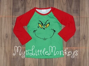NEW Boutique Grinch who Stole Christmas Long Sleeve Shirt - Picture 1 of 3