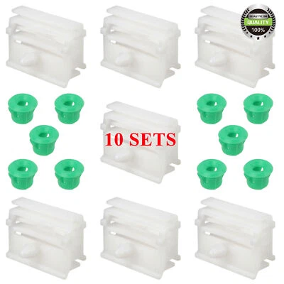 10x Clips Para BMW Falda Lateral Moldura Panel Balancín Borde Ojal Plástico Verde Foto 1 de 4