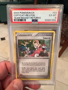 2004 Pokemon EX CopyCat #83 - Rev Foil Team Rocket Returns PSA 6 - Bild 1 von 2