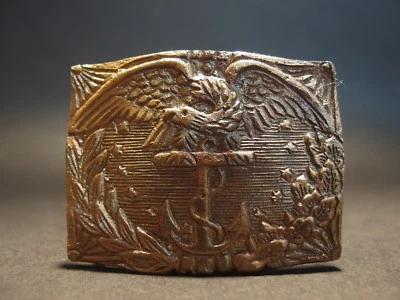 Hebilla de placa de cinturón de servicio de cortador de ingresos de la Unión de la Guerra Civil estilo antiguo  Foto 1 de 4