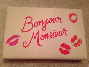 Kate Spade Bonjour Monsieur Merrion Square Emanuelle Clutch Handbag *Valentine*