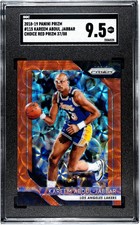 2018-19 Panini Prizm #115 Kareem Abdul-Jabbar Red Choice Prizm /88 SGC 9.5