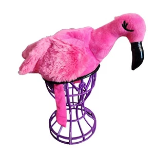 TeeTot Co Pink Flamingo Plush Child's Bird Hat Luau Dress Up Halloween Costume - Picture 1 of 8