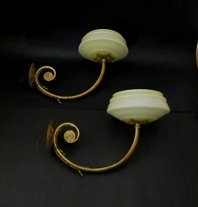 ✅ ANTIKES PAAR WANDLAMPEN FRANZÖSISCHE JUGENDSTIL EPOCHE 900 PAAR WANDLEUCHTEN ANTIQUE - 3542 - Bild 1 von 9